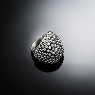 Anillo Molécula Chico Plata